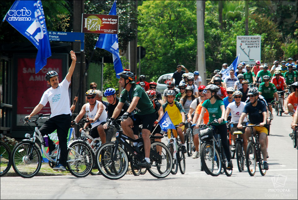 Passeio ciclístico com Gustavo Fruet