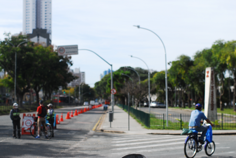 Ciclofaixa Temporária diante da pandemia do novo coronavírus. Curitiba – PR