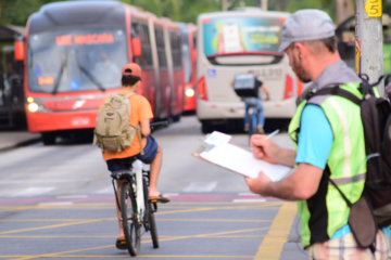 Contagem de Ciclistas – Curitiba 2021 – Av. Presidente Affonso Camargo