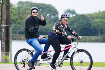 III Passeio Ciclístico Adaptado para Pessoas com Deficiência e Treinamento para Guias