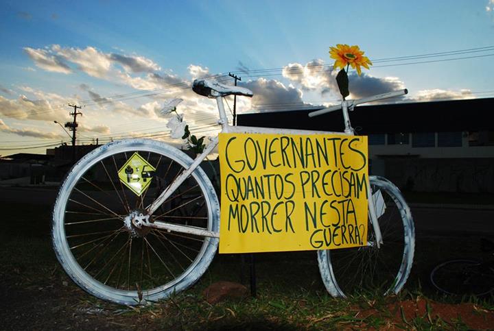 Ghost Bike Av. Maringá – Pinhais