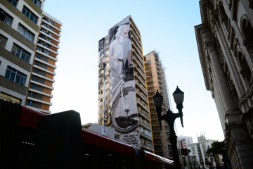 Pládalada – Mural do Gardpam em homenagem ao Plá.